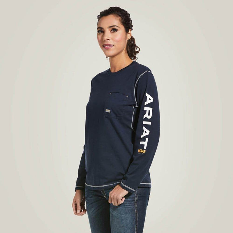 Ariat P20328 Women's Rebar Workman Logo T-Shirt - WOMENS T-SHIRTS