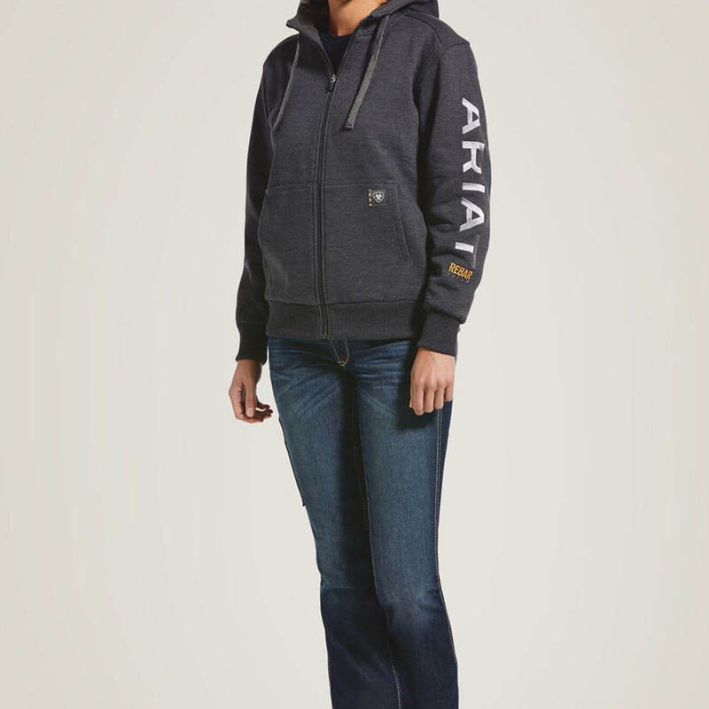 Ariat P20330 Women's Rebar All-Weather Full Zip Hoodie - WOMENS HOODIES