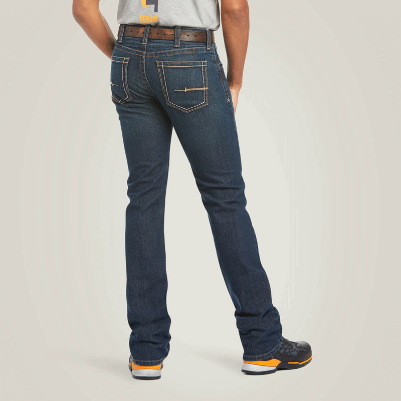 Ariat P21713 Rebar M7 Slim DuraStretch Edge Stackable Straight Leg Jean - JEANS & DENIM TROUSERS