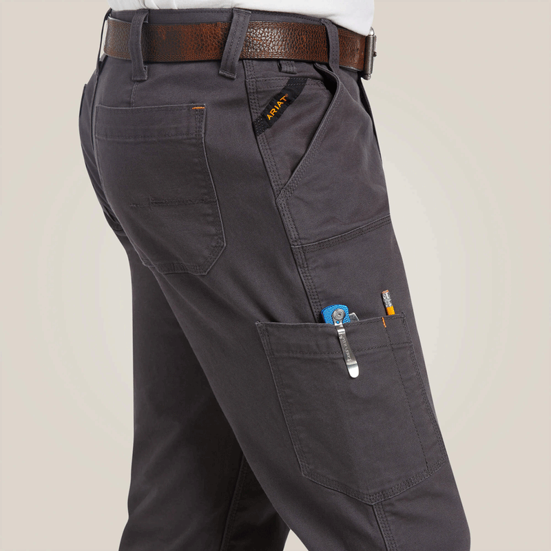 Ariat P23013 Rebar M7 DuraStretch Made Tough Double Front Straight Pant - JEANS & DENIM TROUSERS
