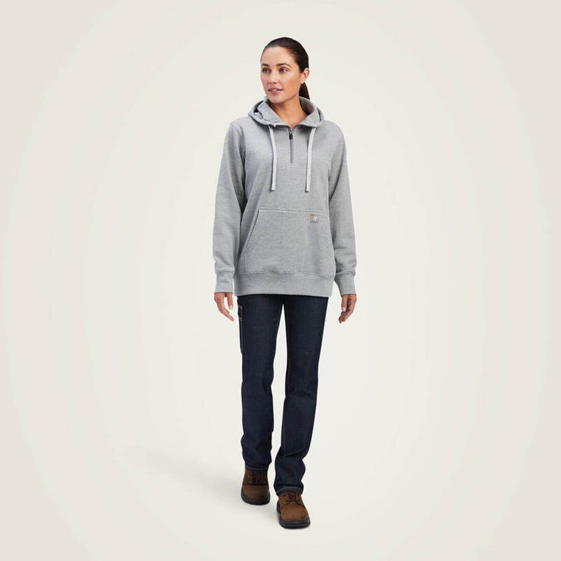Ariat P20331 Women's Rebar Skill Set 1/2 Zip Hoodie - WOMENS HOODIES