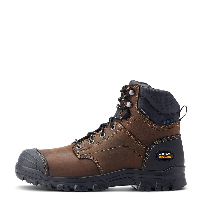Ariat Treadfast 6" Waterproof Steel Toe Work Safety Boot - Business & Industrial SAFETY BOOTS