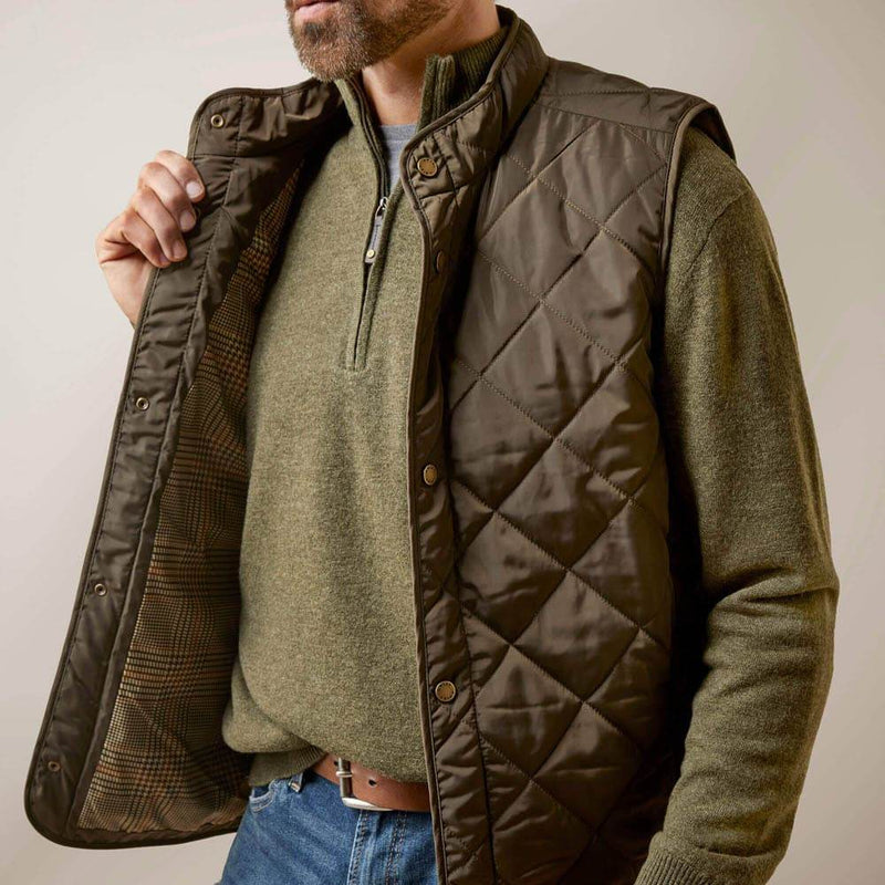 Ariat P27756APPM Quilted Woodside Gilet Bodywarmer - BODYWARMERS