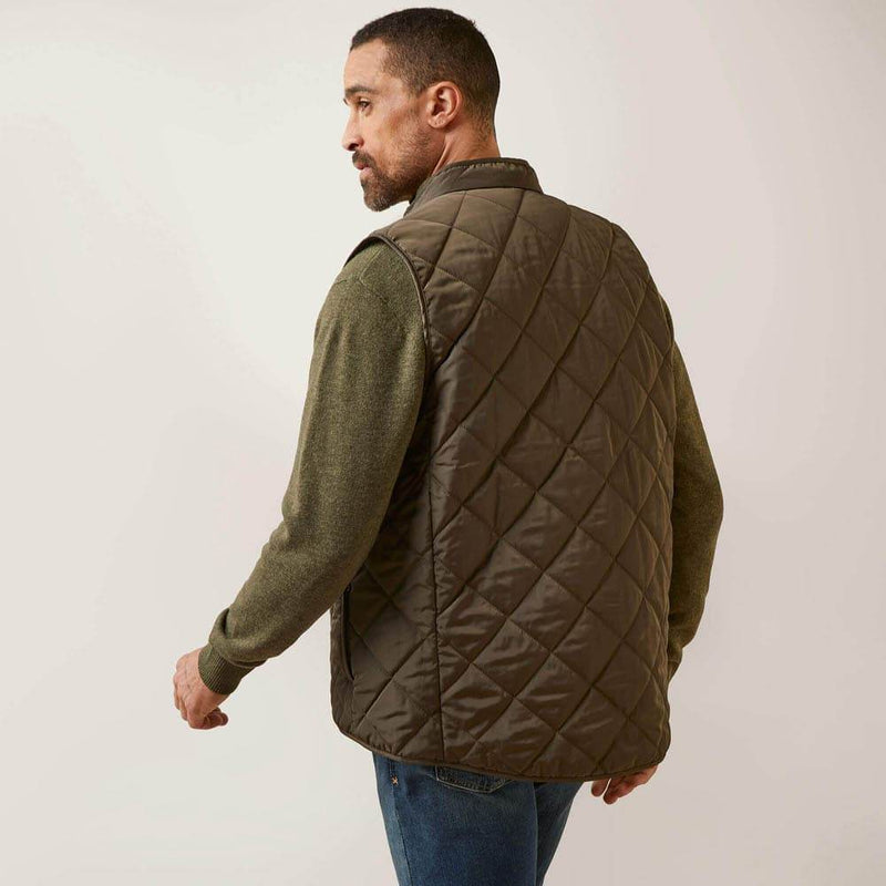 Ariat P27756APPM Quilted Woodside Gilet Bodywarmer - BODYWARMERS