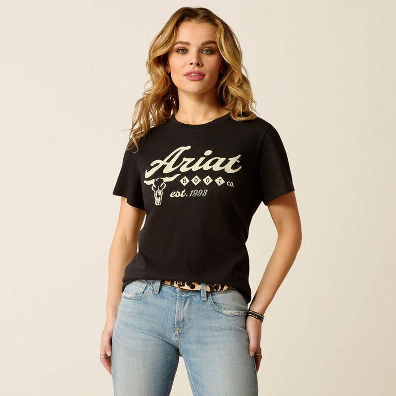 Ariat 10052041 Women's Ariat Established Boot Co T-Shirt - WOMENS T-SHIRTS