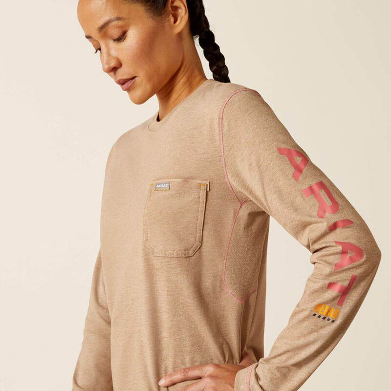 Ariat P20328 Women's Rebar Workman Logo T-Shirt - WOMENS T-SHIRTS