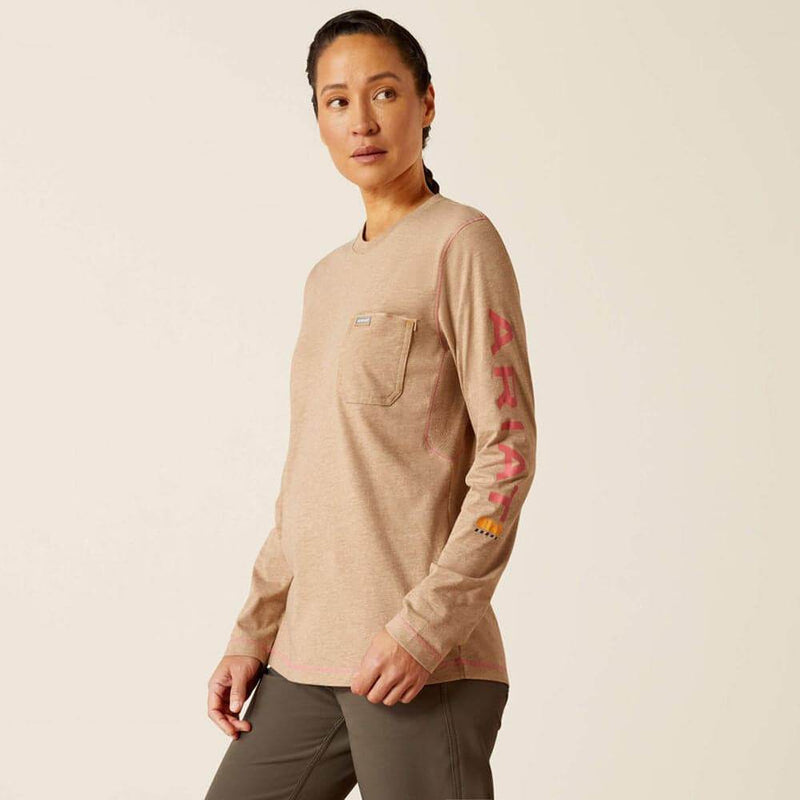 Ariat P20328 Women's Rebar Workman Logo T-Shirt - WOMENS T-SHIRTS