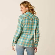 Ariat P30419 Women's Roping Plaid Western Shirt - WOMENS T-SHIRTS
