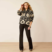 Ariat P28268 Women's Berber Snap Front Sweatshirt - WOMENS SWEATSHIRTS