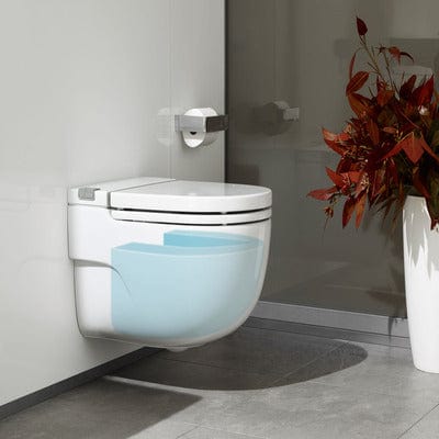 Meridian N Wall Hung Toilet with Integrated Cistern and Seat - Bathrooms
