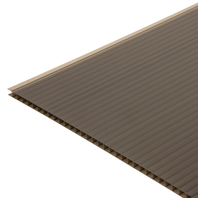 Twinwall Polycarbonate Sheet Bronze 5000mm x 2100mm x 10mm