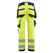 Blaklader 1122 Hi-Vis 4-Way Stretch Kneepad Trousers Hi-Vis Yellow - Apparel & Accessories > Clothing > Uniforms > Contractor Pants & Coveralls HI-VIS TROUSERS