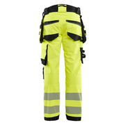 Blaklader 1122 Hi-Vis 4-Way Stretch Kneepad Trousers Hi-Vis Yellow - Apparel & Accessories > Clothing > Uniforms > Contractor Pants & Coveralls HI-VIS TROUSERS