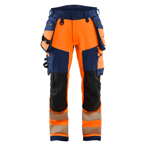 Blaklader 1122 Hi-Vis 4-Way Stretch Kneepad Trousers - Apparel & Accessories > Clothing > Uniforms > Contractor Pants & Coveralls HI-VIS TROUSERS