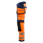 Blaklader 1122 Hi-Vis 4-Way Stretch Kneepad Trousers - Apparel & Accessories > Clothing > Uniforms > Contractor Pants & Coveralls HI-VIS TROUSERS