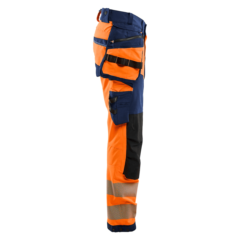 Blaklader 1122 Hi-Vis 4-Way Stretch Kneepad Trousers - Apparel & Accessories > Clothing > Uniforms > Contractor Pants & Coveralls HI-VIS TROUSERS