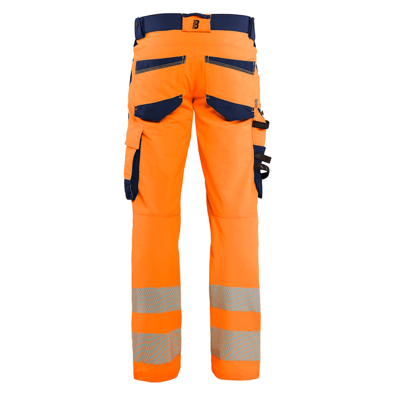 Blaklader 1124 Hi-Vis 4-Way Kneepad Stretch Trousers - Apparel & Accessories > Clothing > Uniforms > Contractor Pants & Coveralls HI-VIS TROUSERS