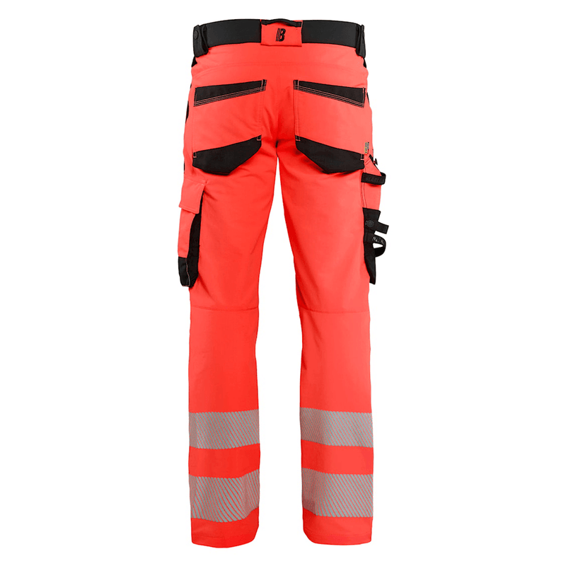 Blaklader 1124 Hi-Vis 4-Way Kneepad Stretch Trousers - Apparel & Accessories > Clothing > Uniforms > Contractor Pants & Coveralls HI-VIS TROUSERS