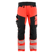 Blaklader 1124 Hi-Vis 4-Way Kneepad Stretch Trousers - Apparel & Accessories > Clothing > Uniforms > Contractor Pants & Coveralls HI-VIS TROUSERS