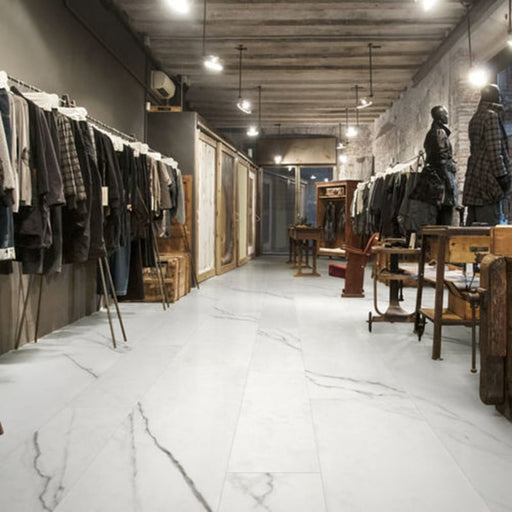 Tech-Marble White Venato (Polished Finish) - All Sizes - Tiles