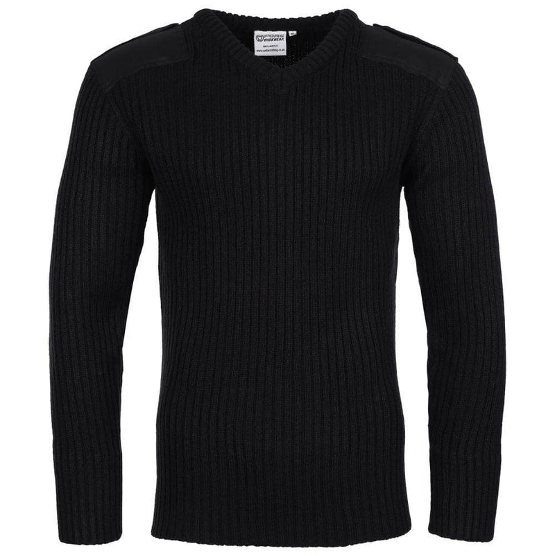 Fort 120V V-Neck Combat Work Jumper - SWEATSHIRTS