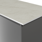 Aria F5018 Calacatta Cava - Satin NDF Texture - White Core - Hardware > Building Materials > Countertops