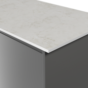 Aria F7408 Ice Onyx - Satin NDF Texture - White Core - Hardware > Building Materials > Countertops