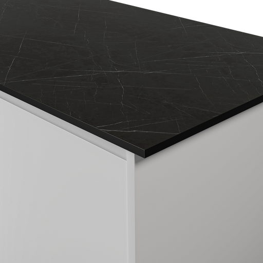 Aria F9485 Nero Grafite - Satin NDF Texture - Black Core - Hardware > Building Materials > Countertops