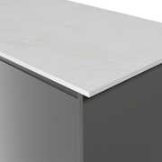 Aria F2255 Polar White - Monolith Texture - White Core - Hardware > Building Materials > Countertops