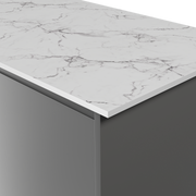 Aria F3460 Calacatta Marble - Satin NDF Texture - White Core - Hardware > Building Materials > Countertops