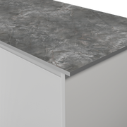 Aria F3710 Smoke Onyx - Satin NDF Texture - Grey Core - Hardware > Building Materials > Countertops