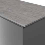 Aria F8830 Elemental Concrete - Scovato Texture - Grey Core - Hardware > Building Materials > Countertops