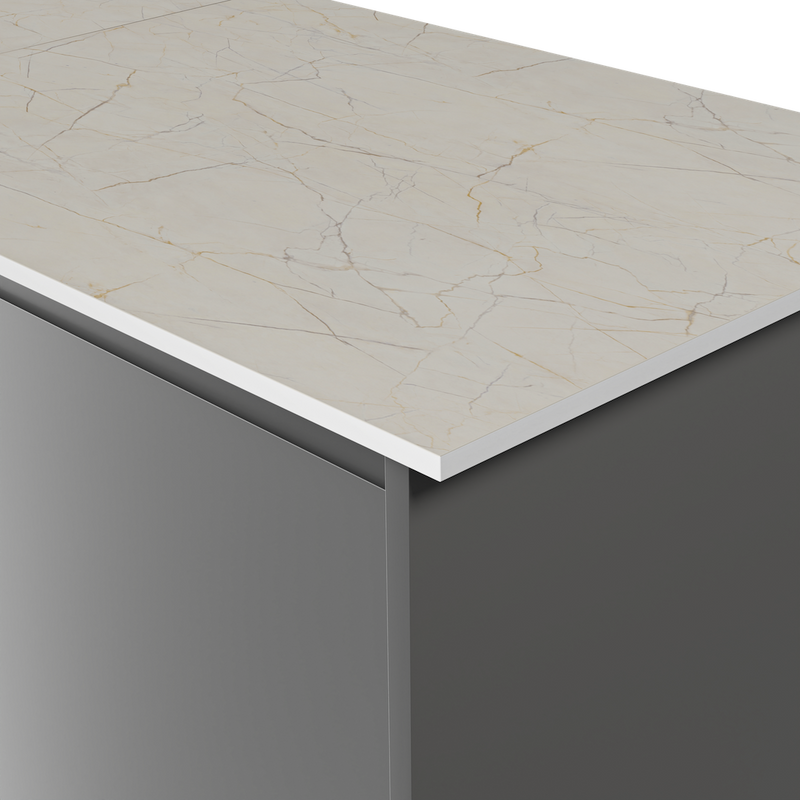 Aria F9669 Aura Marble - Satin NDF Texture - White Core - Hardware > Building Materials > Countertops