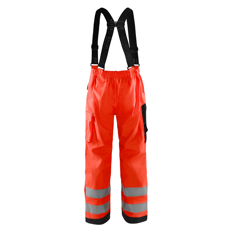 Blaklader 1302 Hi-Vis Waterproof Rain Trousers LEVEL 2 - Apparel & Accessories > Clothing > Uniforms > Contractor Pants & Coveralls HI-VIS TROUSERS