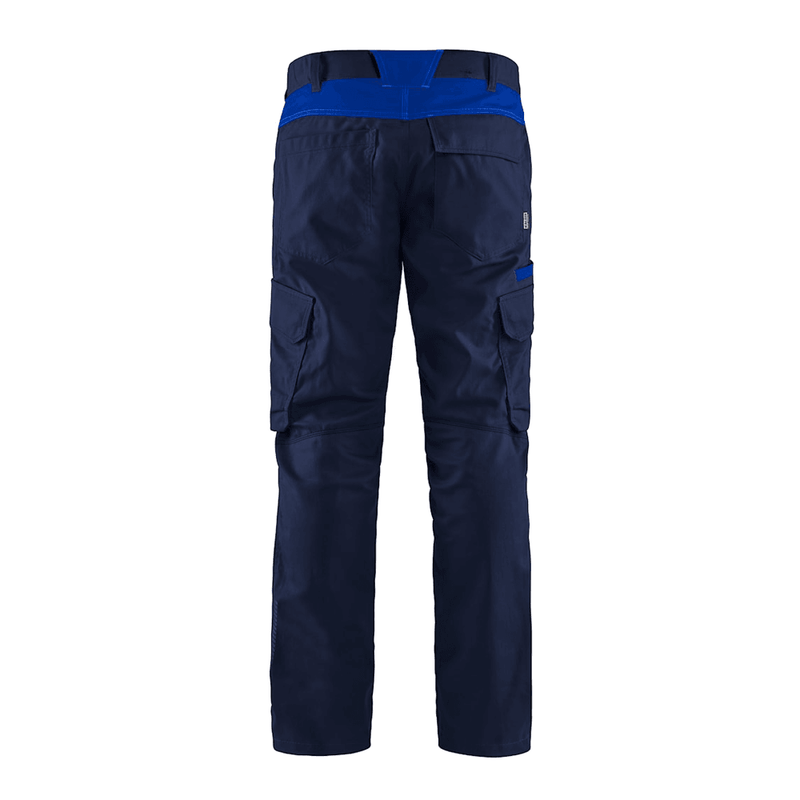 Blaklader 1444 Industry Stretch Trouser Navy Blue/Cornflower Blue - CARGO & COMBAT TROUSERS