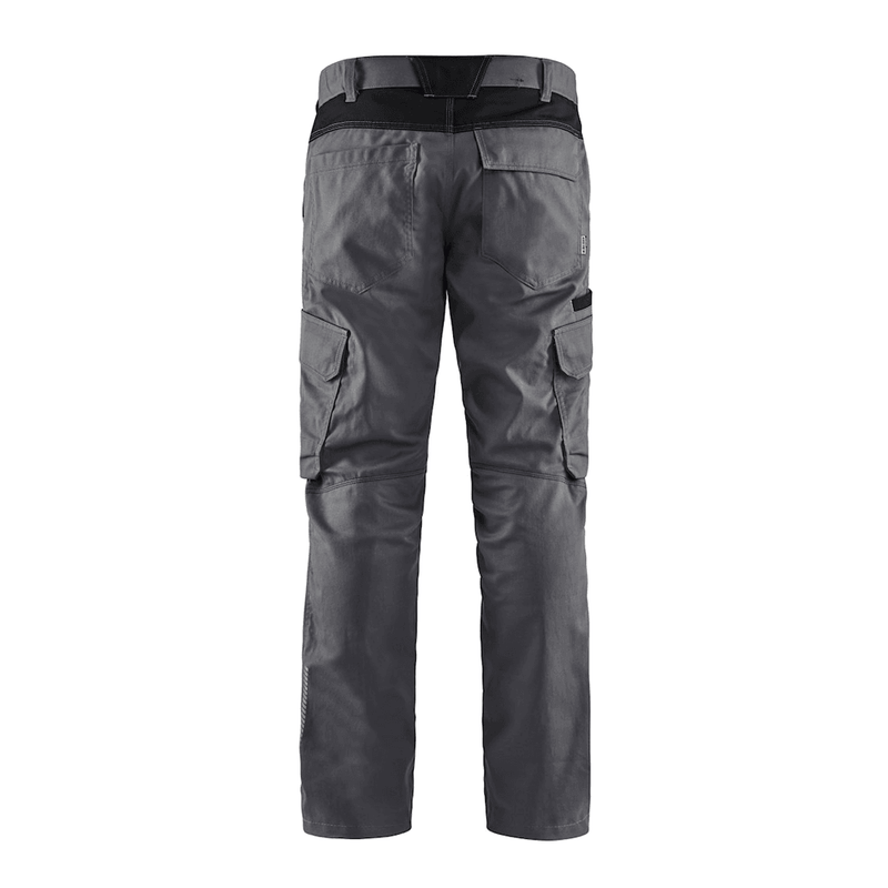 Blaklader 1444 Industry Stretch Trouser Mid Grey/Black - CARGO & COMBAT TROUSERS