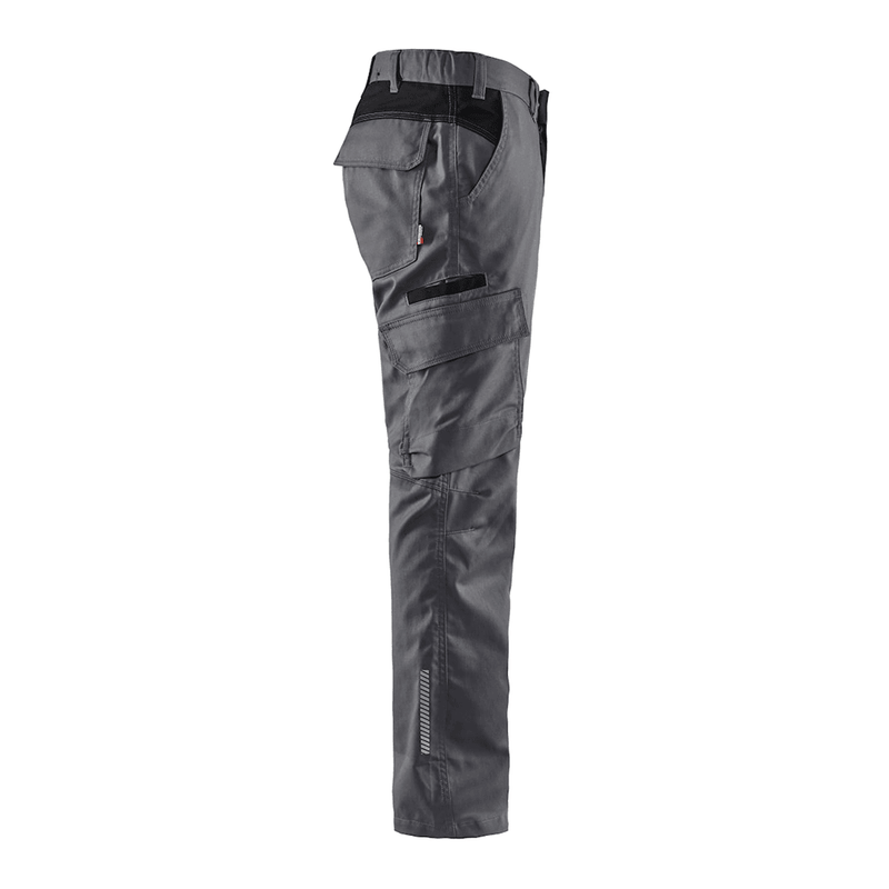 Blaklader 1444 Industry Stretch Trouser Mid Grey/Black - CARGO & COMBAT TROUSERS