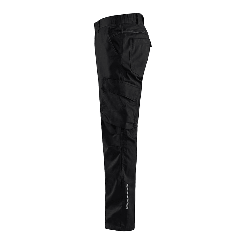 Blaklader 1444 Industry Stretch Trouser Black - CARGO & COMBAT TROUSERS