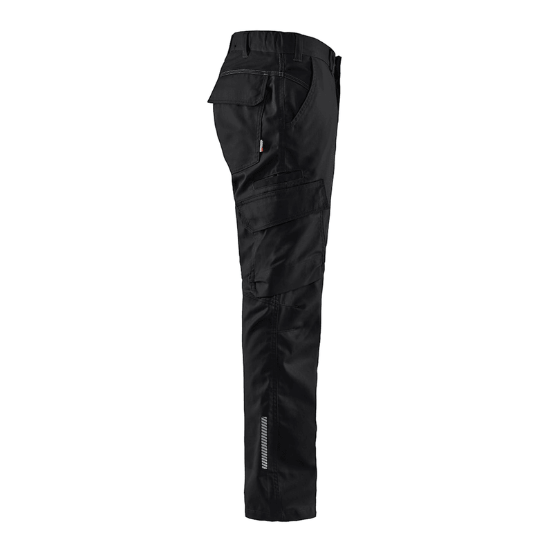Blaklader 1444 Industry Stretch Trouser Black - CARGO & COMBAT TROUSERS