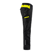Blaklader 1444 Industry Stretch Trouser Black/Hi-Vis Yellow - CARGO & COMBAT TROUSERS