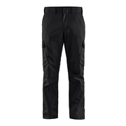 Blaklader 1444 Industry Stretch Trouser Black/Red - CARGO & COMBAT TROUSERS