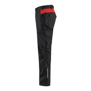 Blaklader 1444 Industry Stretch Trouser Black/Red - CARGO & COMBAT TROUSERS