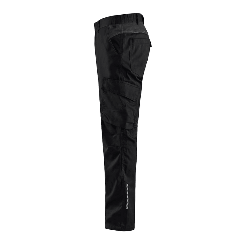 Blaklader 1444 Industry Stretch Trouser Black/Dark Grey - CARGO & COMBAT TROUSERS