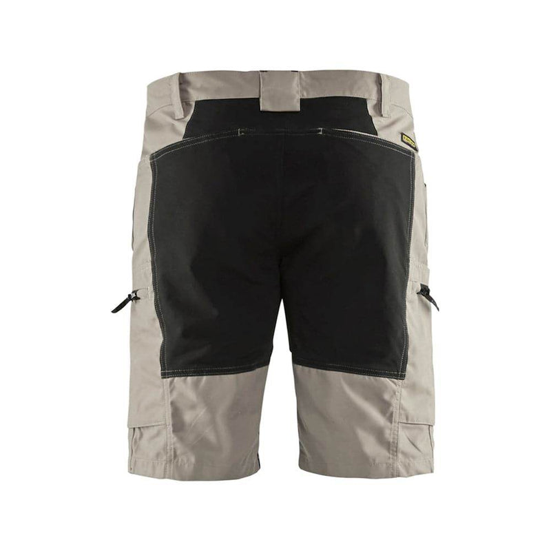 Blaklader 1449 Service Industry Work Cargo Stretch Shorts Stone/Black 33" Waist - Apparel & Accessories > Clothing > Shorts > Cargo Shorts SALE SHORTS
