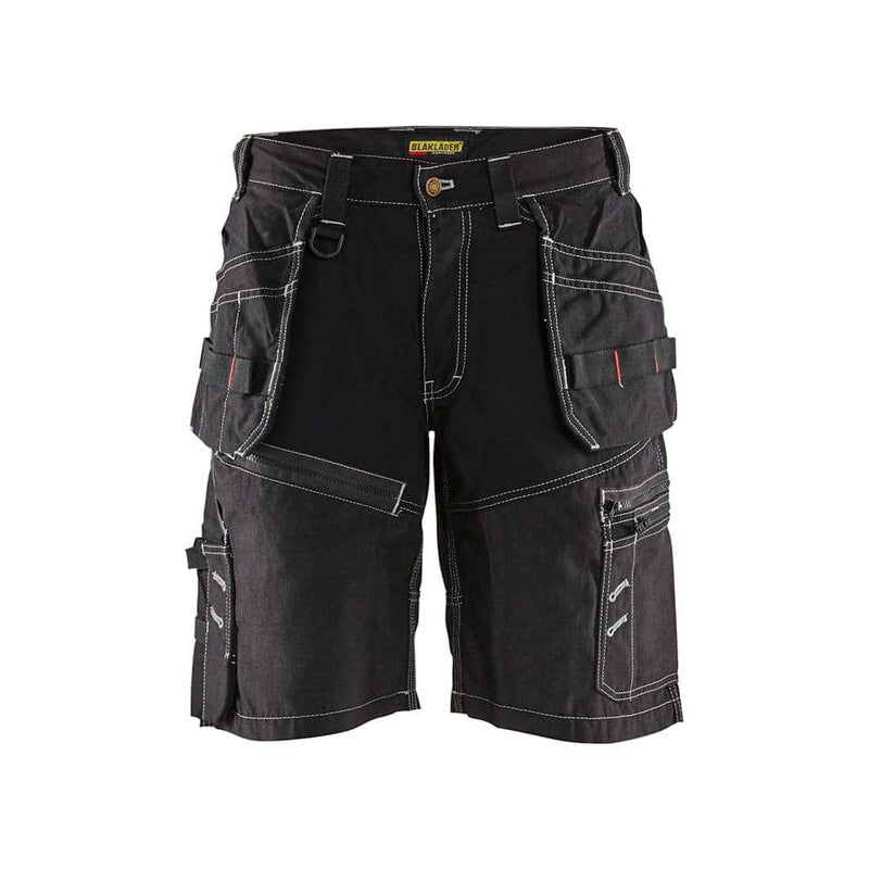 Blaklader 1502 Holster Pocket Work Shorts X1500 Black, 40" Waist - Apparel & Accessories > Clothing > Shorts > Cargo Shorts SALE SHORTS