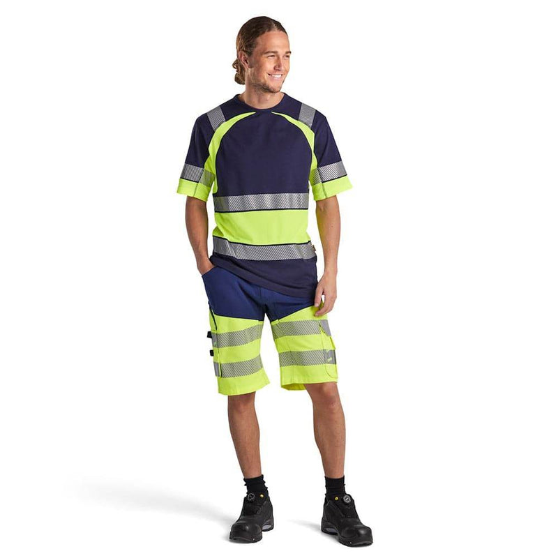 Blaklader 1541 Hi-Vis Stretch Cargo Shorts - Apparel & Accessories > Clothing > Shorts HI-VIS SHORTS