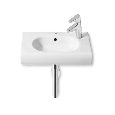 Meridian-N Compact 600mm Wall-Hung Basin 1 Tap Hole - Bathrooms