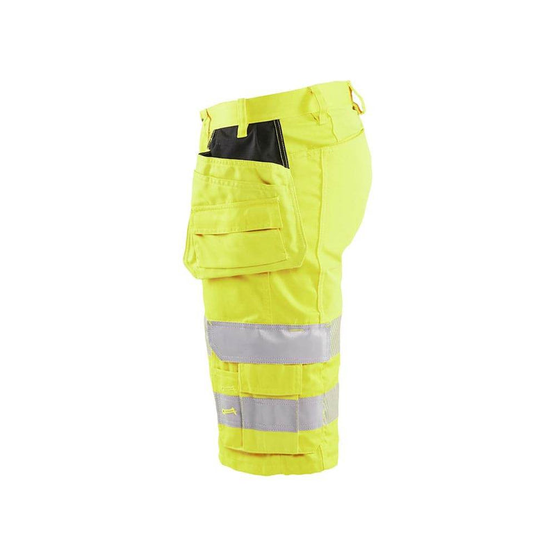 Blaklader 1586 Hi-Vis Stretch Holster Pocket Shorts - HI-VIS SHORTS