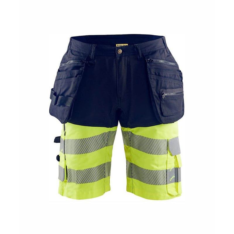 Blaklader 1596 Hi-Vis Stretch Holster Pocket Work Shorts - HI-VIS SHORTS