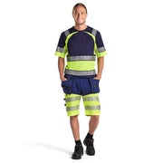 Blaklader 1596 Hi-Vis Stretch Holster Pocket Work Shorts - HI-VIS SHORTS
